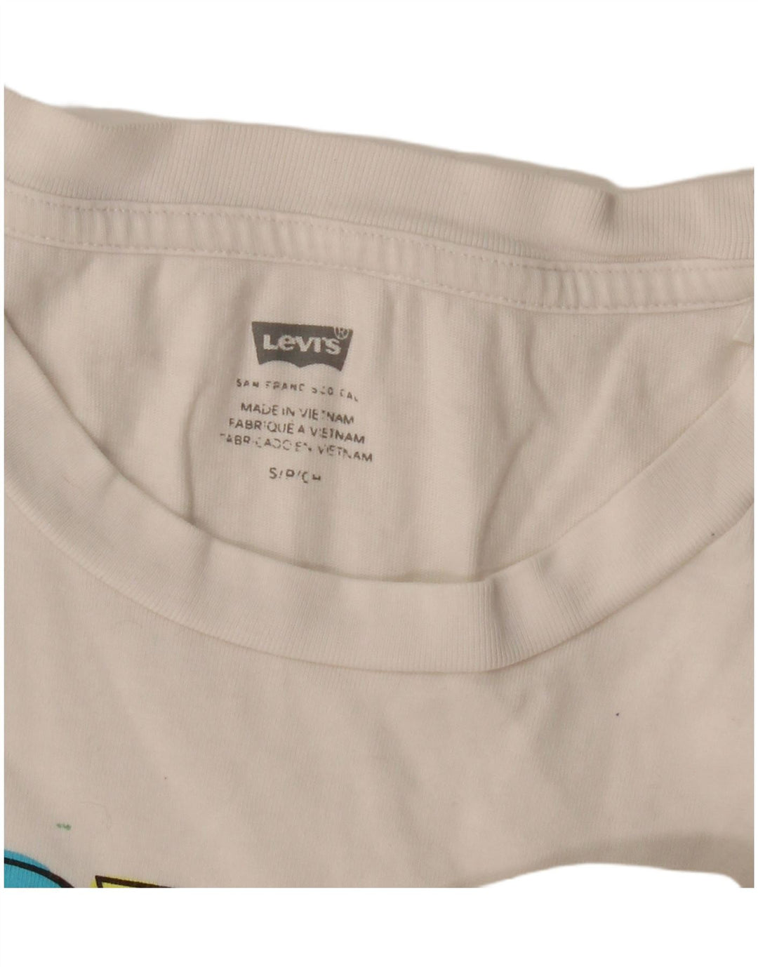 Damska koszulka z grafiką Levi's Top UK 10 Small White