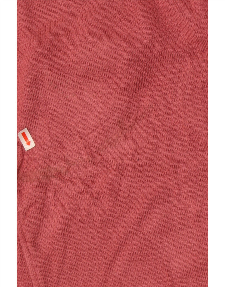 Męski sweter Ted Baker z zamkiem błyskawicznym, rozmiar 4, duży, różowy, wiskoza