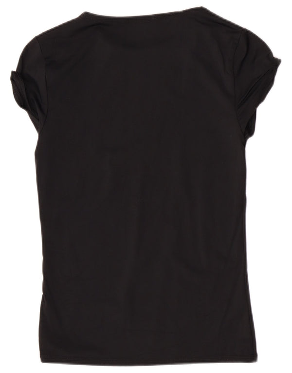 T-shirt damski Zara Top UK 12 Średni Czarny