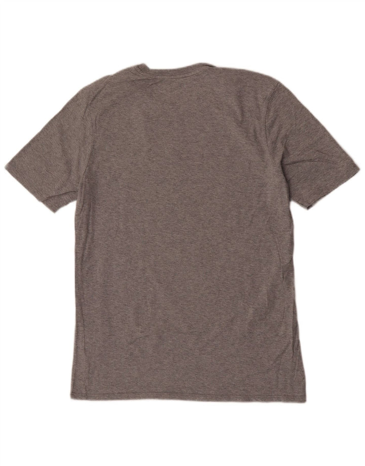 Męski T-shirt Nike o sportowym kroju z grafiką, średnioszary, bawełniany