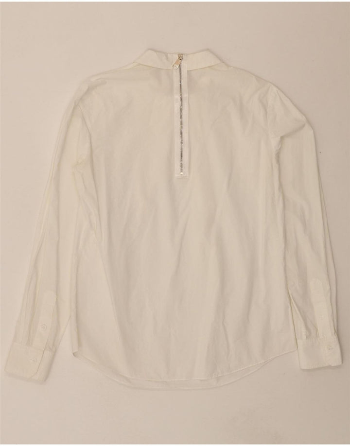 MAX & CO. Womens Pullover Shirt Blouse UK 12 Medium White Vintage Max & Co. and Second-Hand Max & Co. from Messina Hembry 