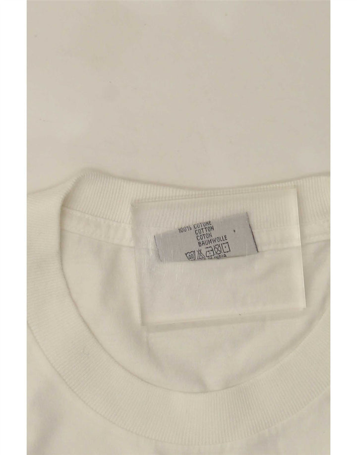 Męski T-shirt Fila z grafiką, średni biały