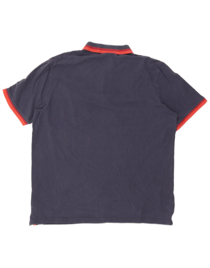 Męska koszulka polo Diadora XL w granatowe paski