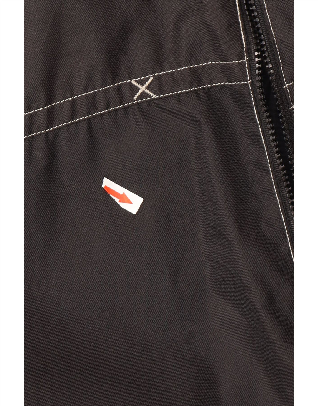 Męska kurtka wiatrówka z kapturem Multiblu UK 42 XL, czarny nylon