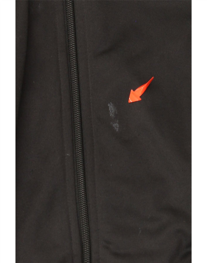 Męska kurtka dresowa REEBOK z grafiką, średni czarny poliester