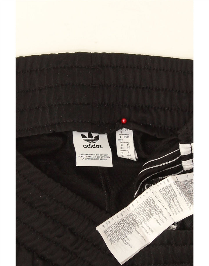 Damskie spodenki sportowe ADIDAS UK 12, średni czarny poliester