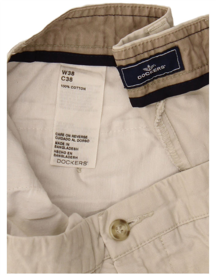 Męskie spodenki cargo DOCKERS W38 XL beżowa bawełna