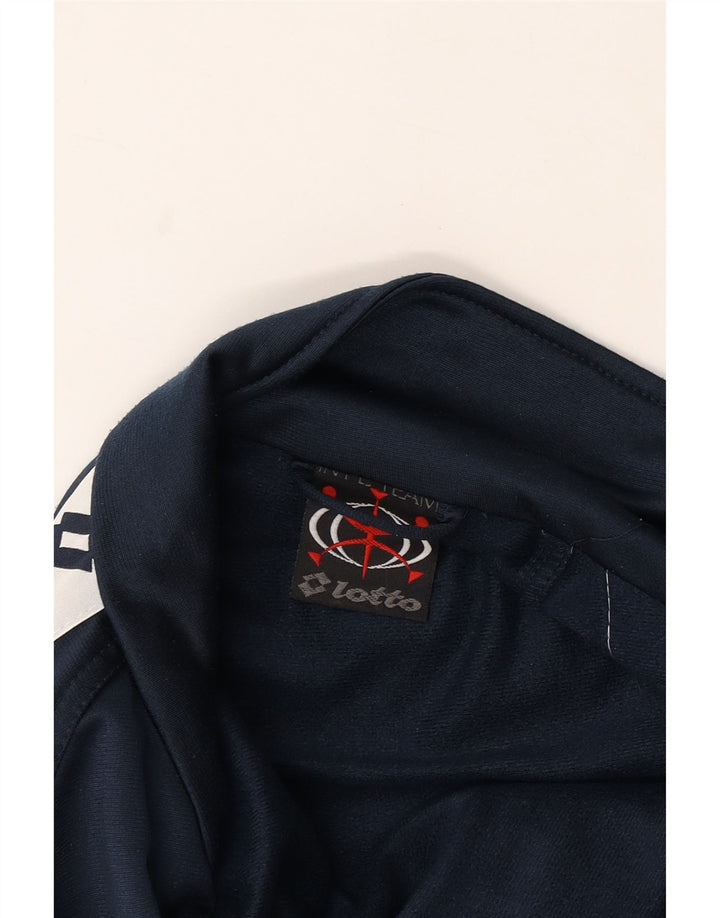 Męska kurtka dresowa LOTTO Graphic XL w kolorze granatowym