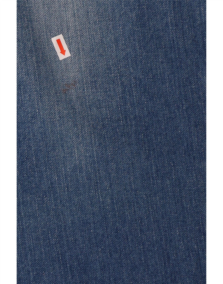 Damskie jeansy zwężane VINTAGE W32 L31 Niebieskie bawełniane