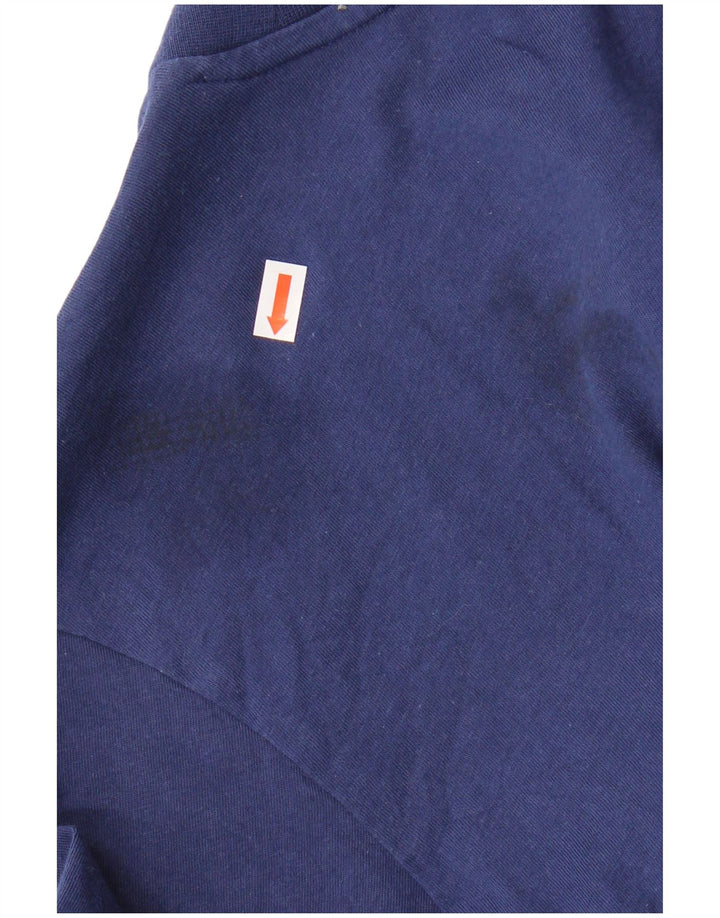 T-shirt męski ADIDAS Top, średni, granatowy, bawełniany