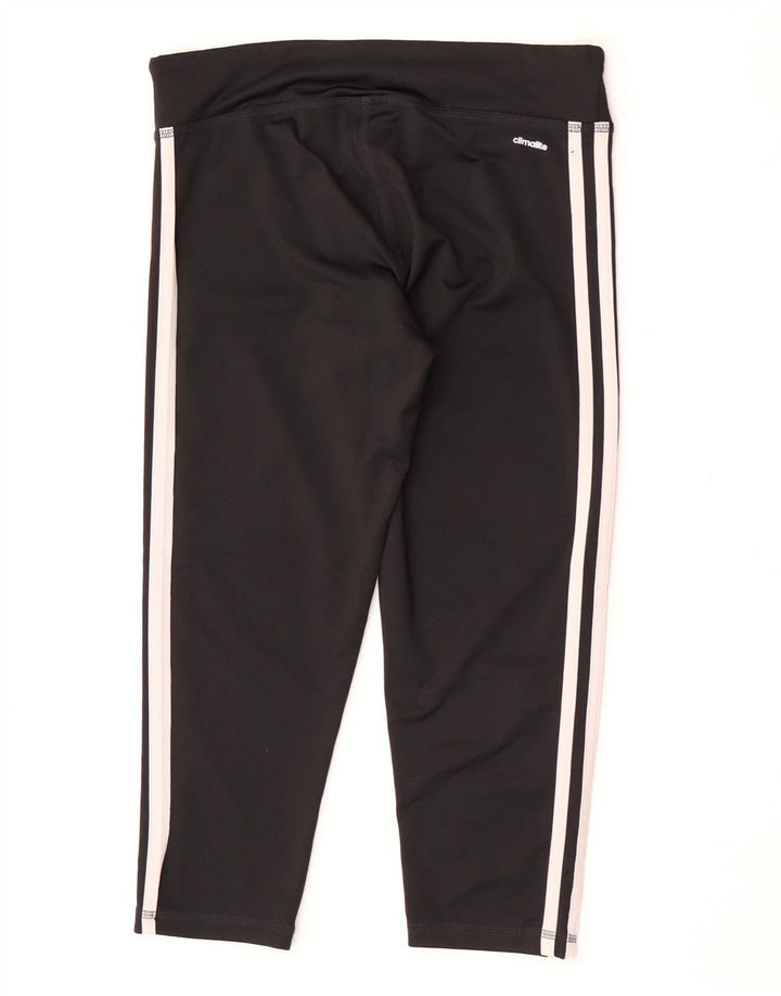 Damskie legginsy Adidas Climalite Capri UK 12/14 Średni czarny poliester