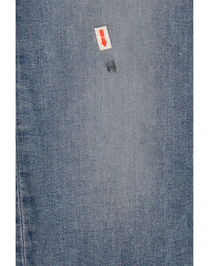 Damskie jeansy Levi's 712 Crop Slim W31 L25 Niebieska bawełna
