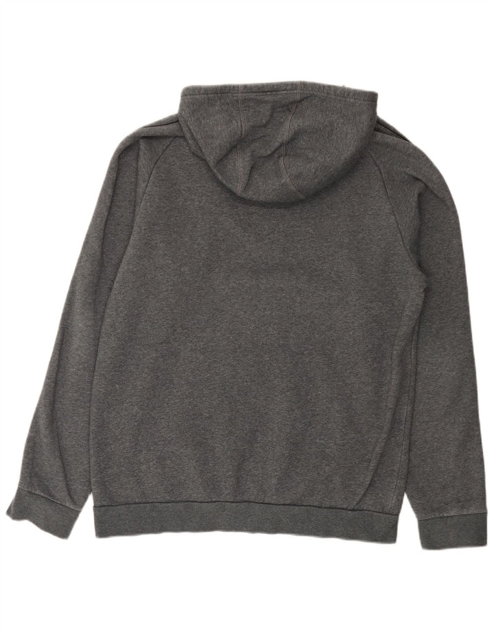 Adidas Męski sweter z kapturem, duży, szary, bawełniany