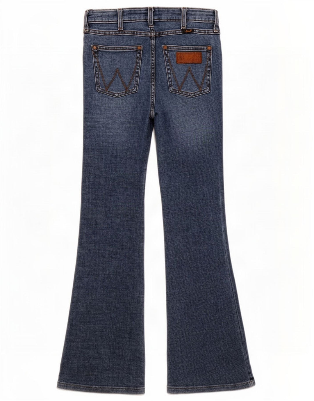 Damskie jeansy rozkloszowane Wrangler W27 L31 Niebieskie bawełniane