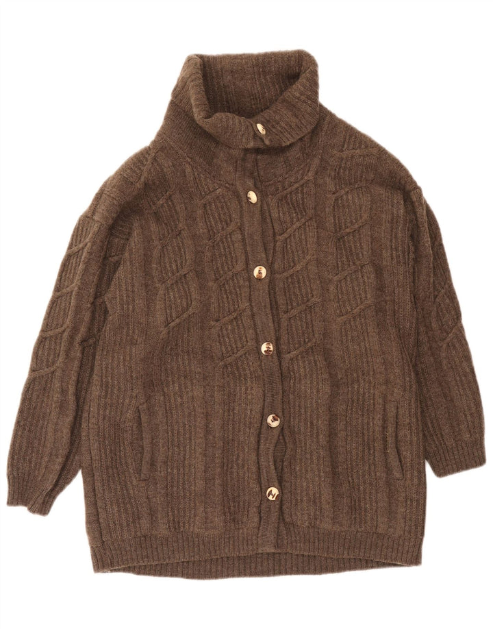 Sweter damski Geiger EU 42, duży, brązowy, wełniany