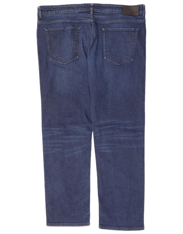 Męskie proste dżinsy HUGO BOSS W40 L32 niebieska bawełna