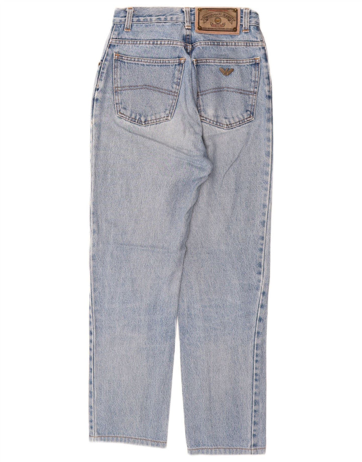 Damskie jeansy zwężane Armani W26 L2 niebieskie
