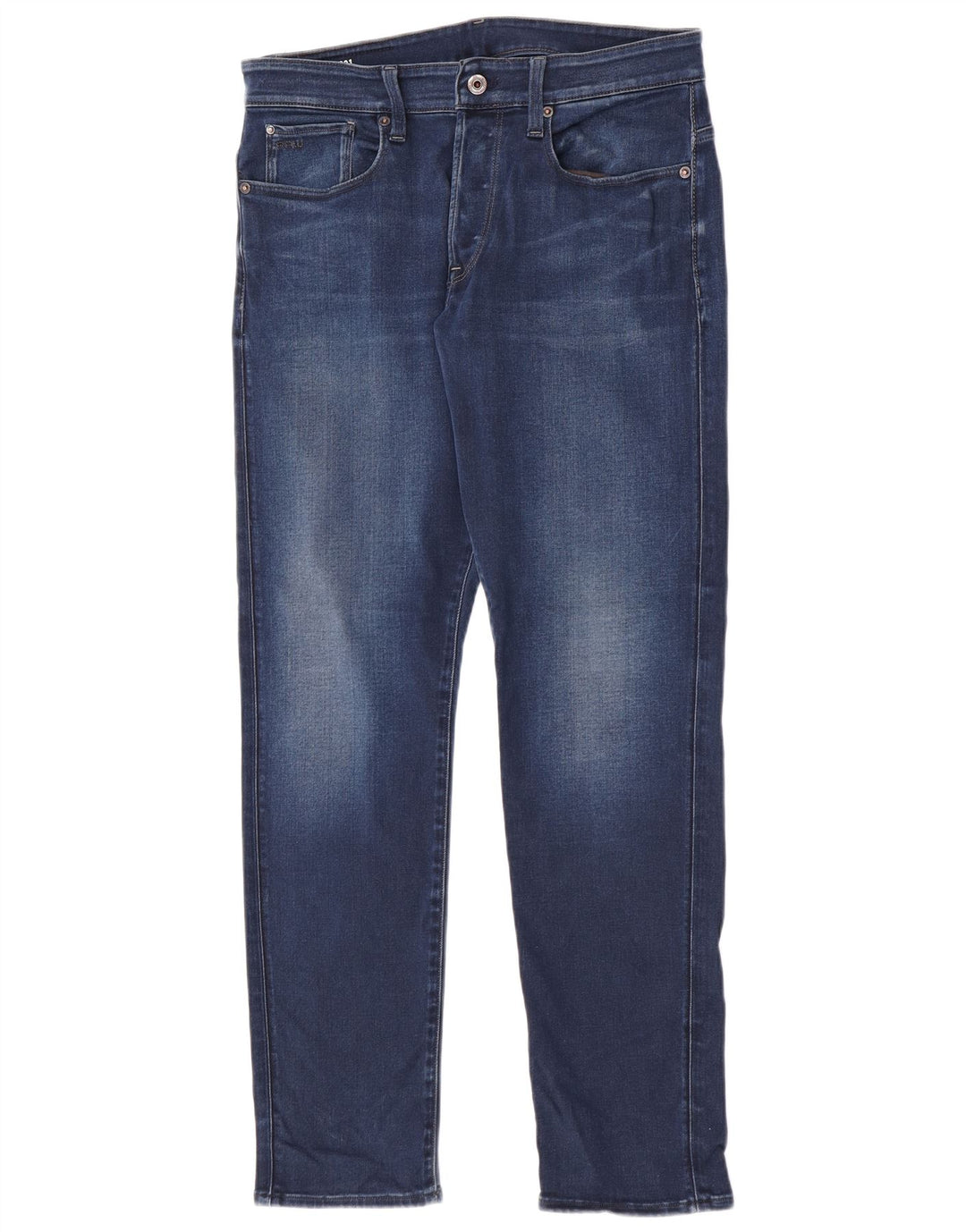 G-Star Męskie 3301 Slim Jeans W31 L32 Niebieska bawełna