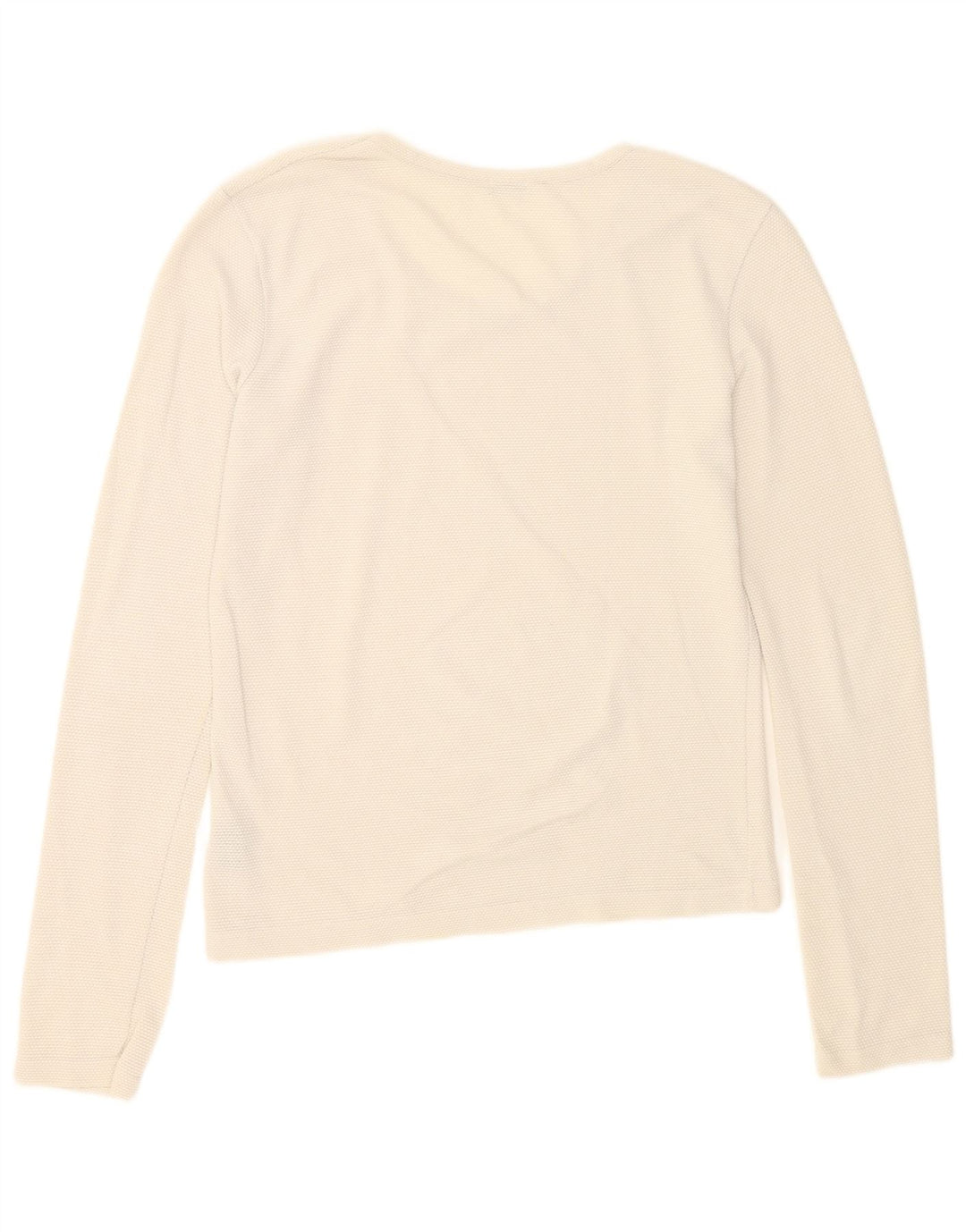 Guess Top damski z długim rękawem UK 14, duży, biały