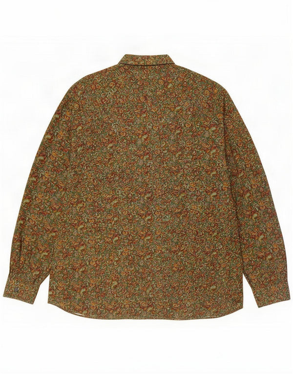 Bananarama Koszula męska XL Khaki Paisley Wiskoza