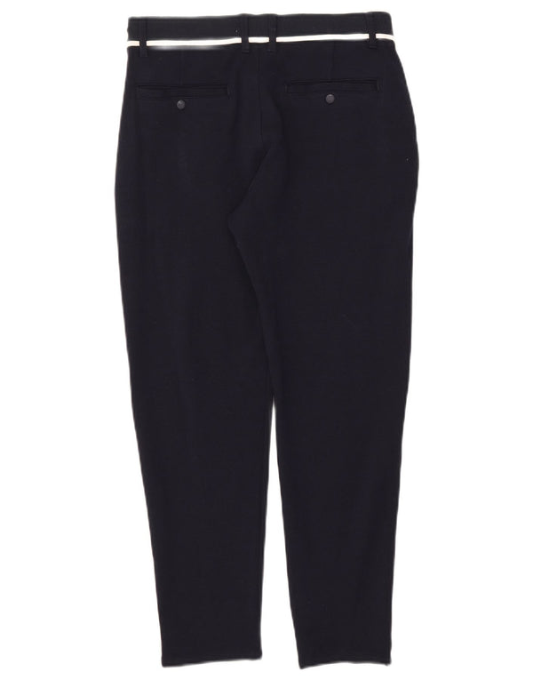 Spodnie chino chłopięce Zara Slim 13-14 lat W28 L25 Granatowa bawełna