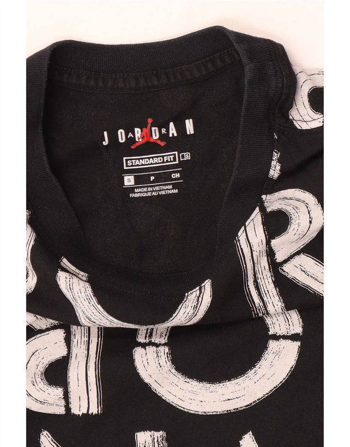 Męski T-shirt Jordan o standardowym kroju z grafiką, mały, czarny