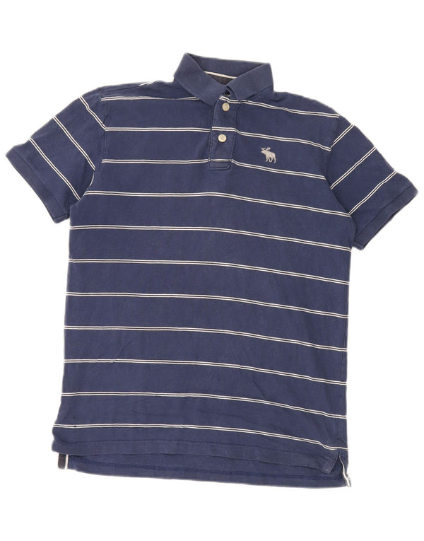 Męska koszulka polo Abercrombie & Fitch XL, bawełniana w granatowe paski