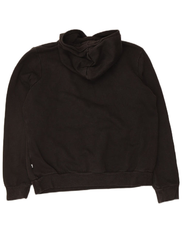 Damski sweter z kapturem Puma z grafiką UK 16, duży, czarny, bawełniany