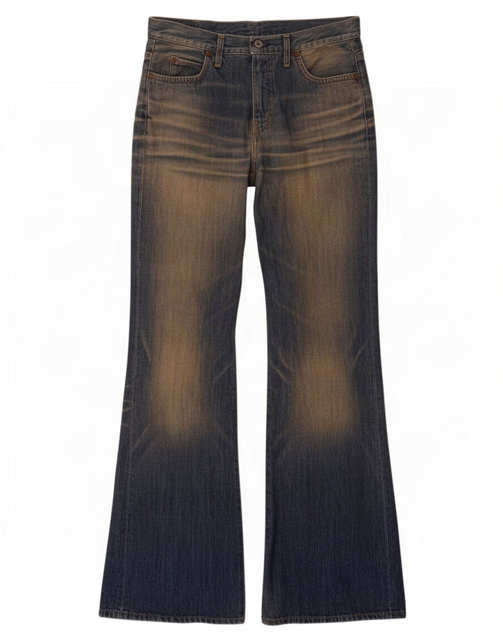 Damskie jeansy Levi's Bootcut W28 L32 Granatowa bawełna