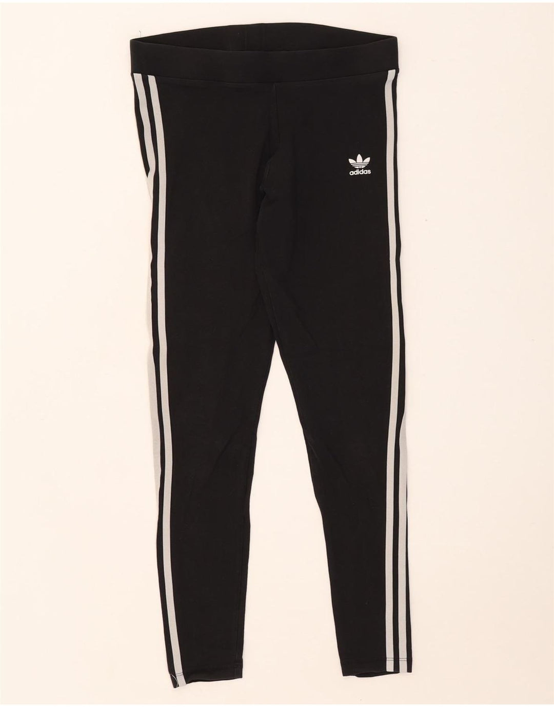 Legginsy damskie Adidas UK 12, średnie, czarne, bawełniane
