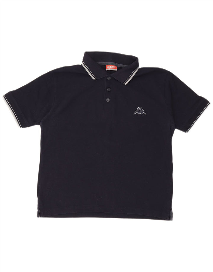 KAPPA Mens Polo Shirt Small Navy Blue Cotton