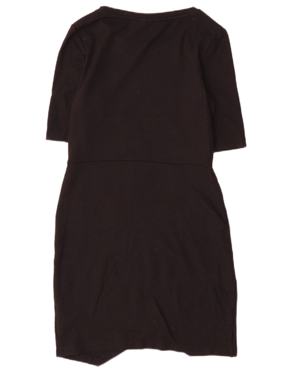 Damska sukienka płaszczowa Topshop UK 10 Small, czarna wiskoza