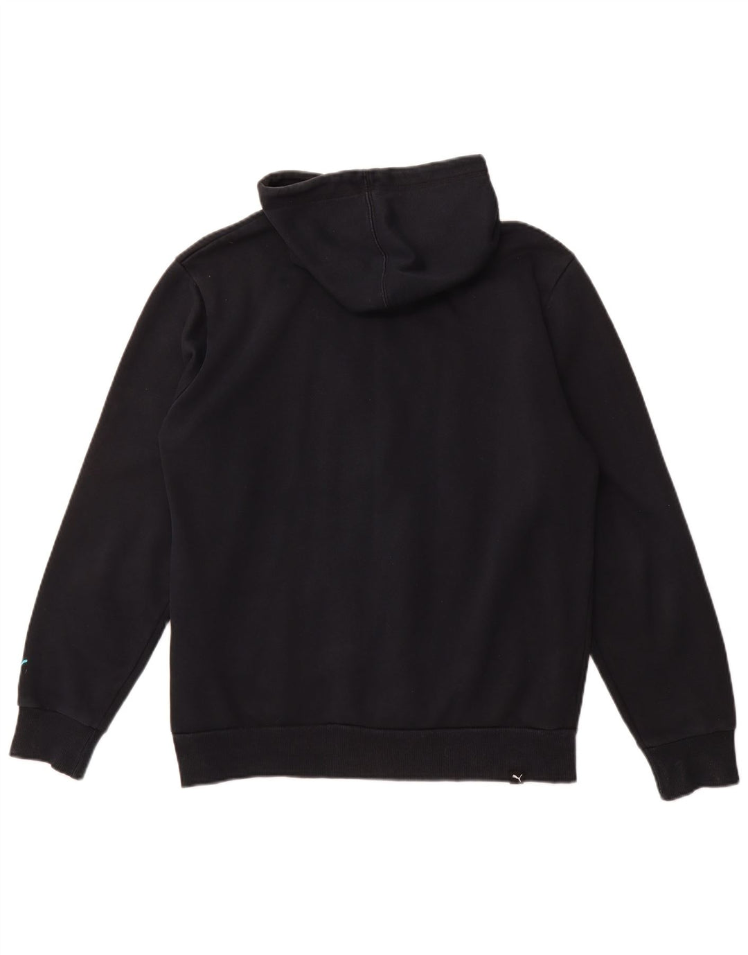 Męski sweter z kapturem i zamkiem błyskawicznym PUMA, średni granatowy, bawełniany