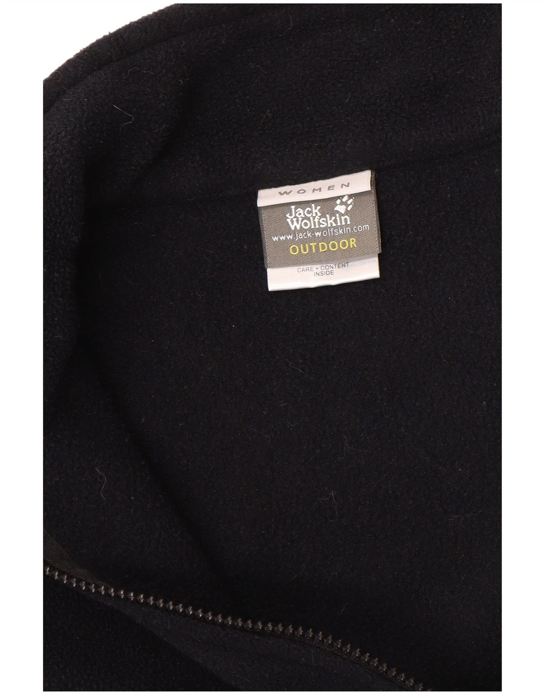 Damska kurtka polarowa Jack Wolfskin z podszewką UK 18/20 XL, czarny poliester