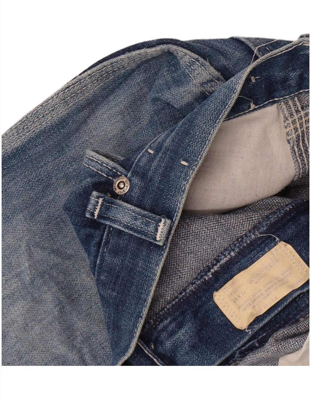 Damskie spodenki jeansowe Wrangler W29 w kolorze średnioniebieskim