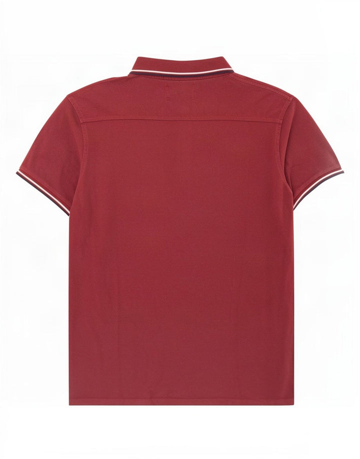 Męska koszulka polo Scotch & Soda, duża, bawełniana w czerwone paski