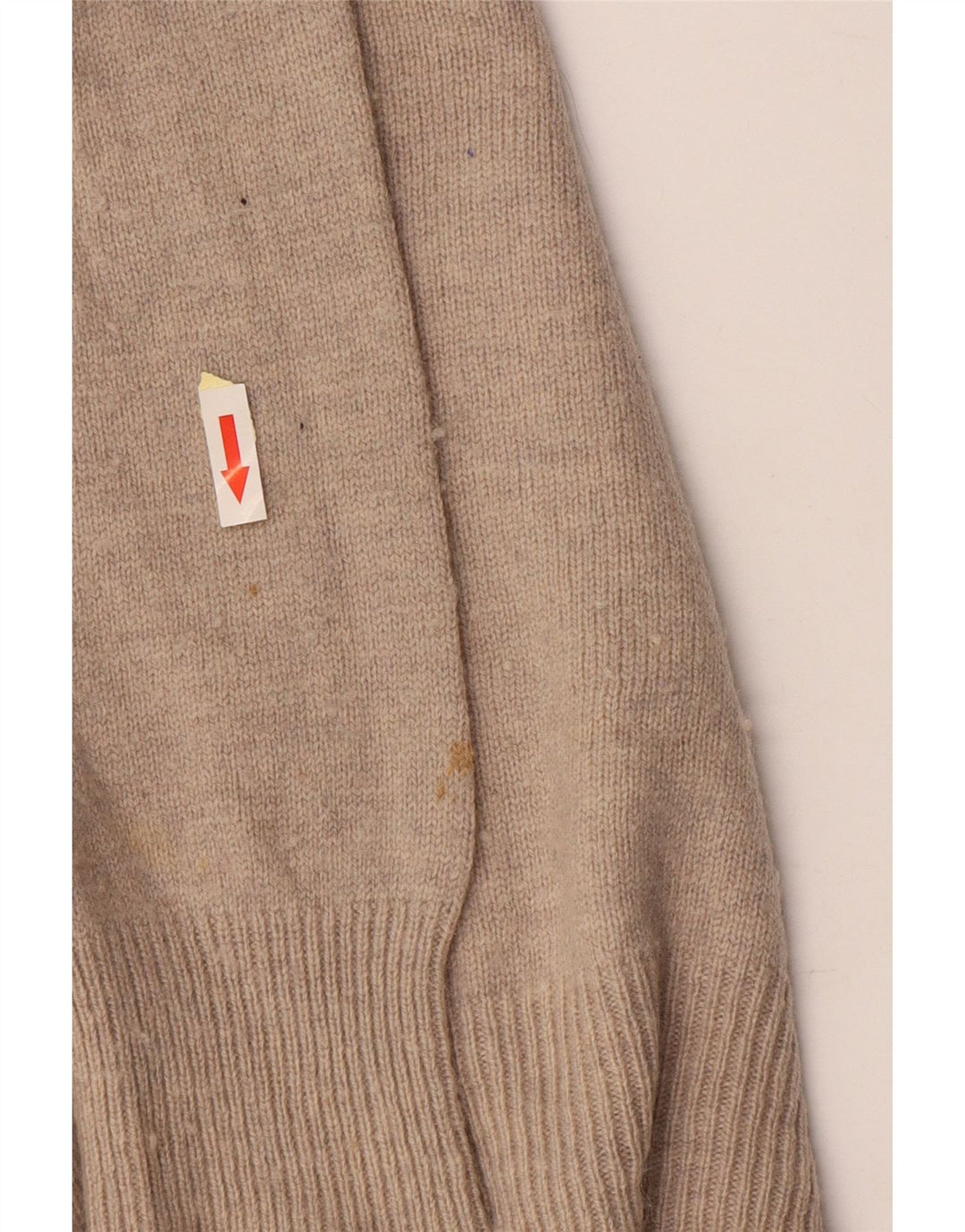 Męski sweter z golfem ALL SAINTS, duży, beżowy, wełniany