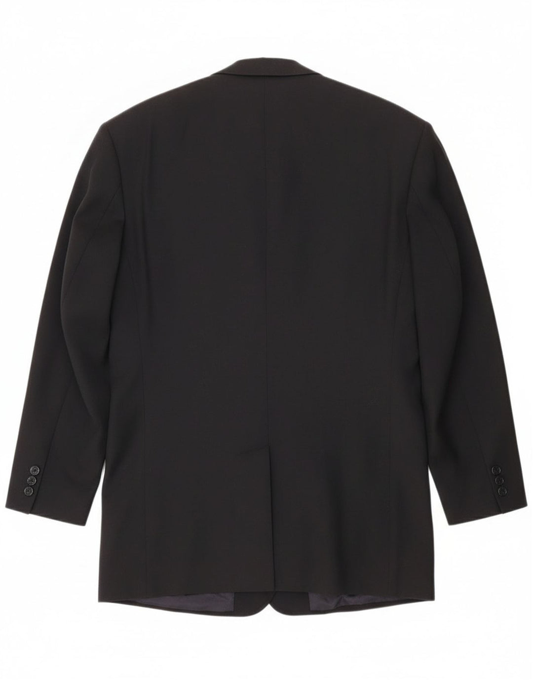 Męska marynarka dwurzędowa Hugo Boss UK 40, duża czarna wełna