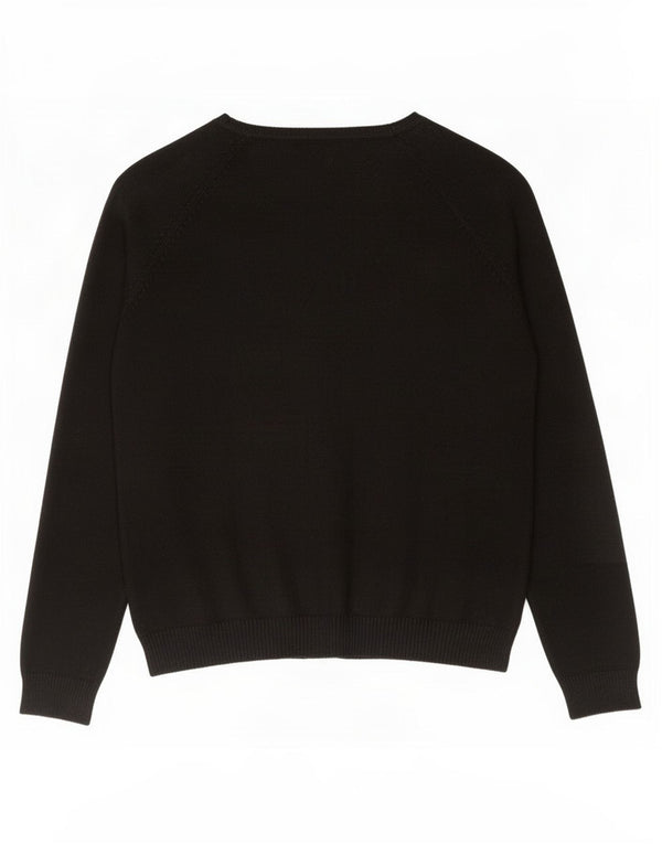 Sweter damski Zara rozpinany UK 18 XL, czarny, bawełniany