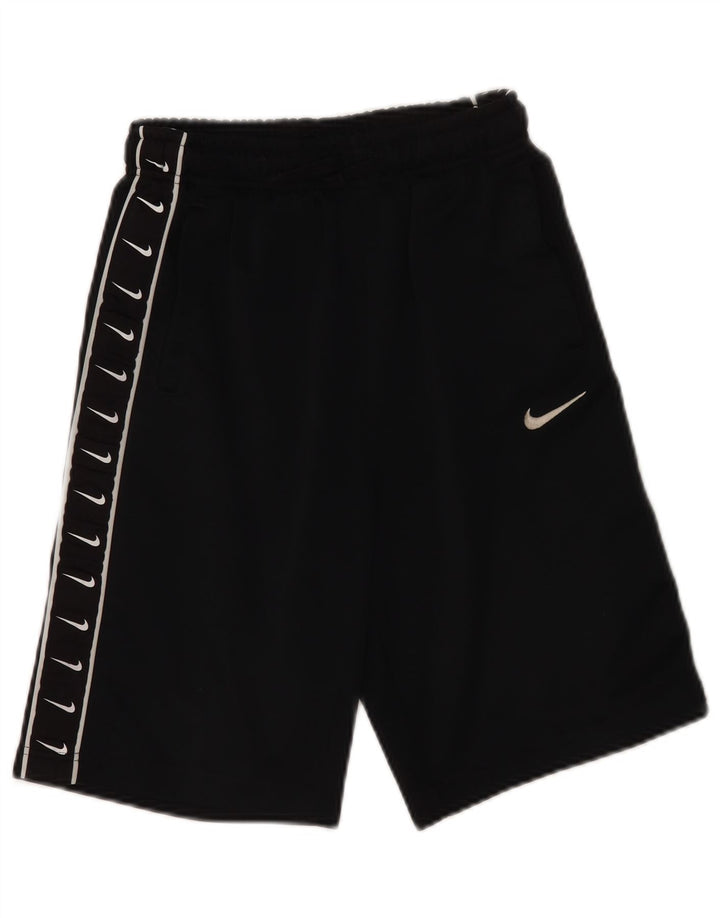 Chłopięce spodenki sportowe Nike z grafiką, 13-14 lat, XL, czarne, poliestrowe