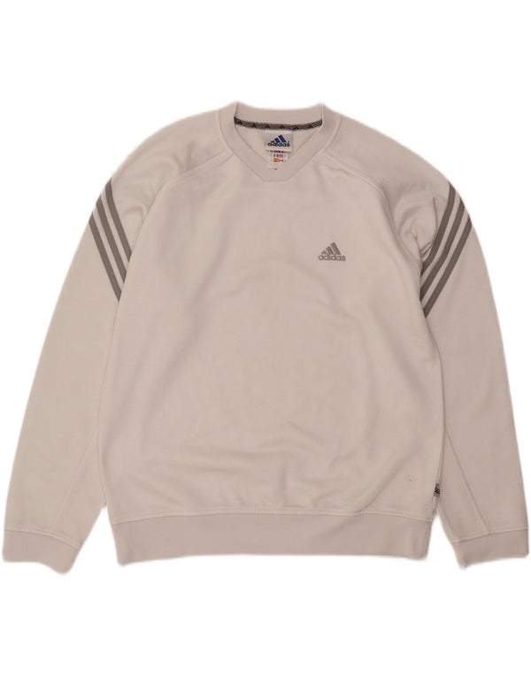 Męski sweter ADIDAS o luźnym kroju, UK 36/38, mały, biały poliester