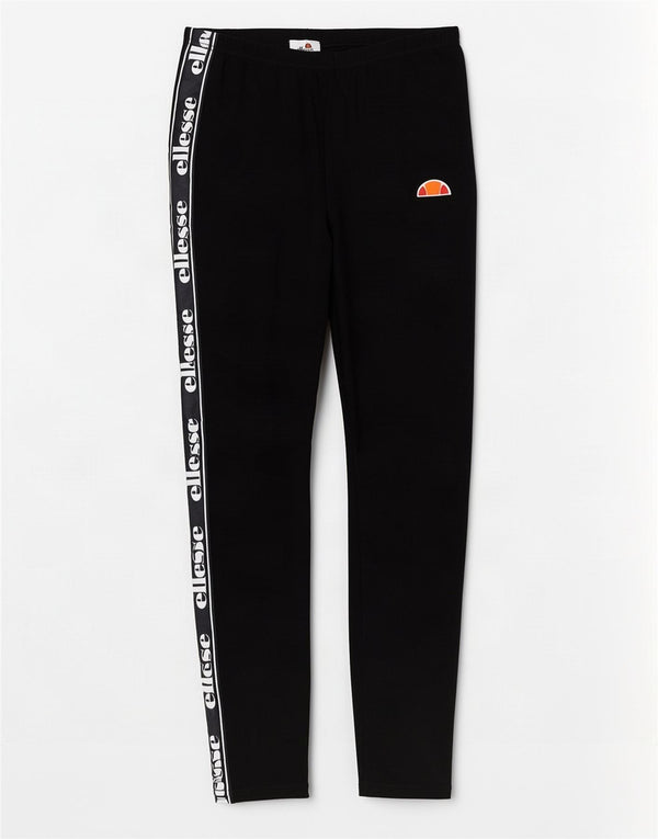 Damskie legginsy graficzne Ellesse UK 12, średnie, czarne, bawełniane