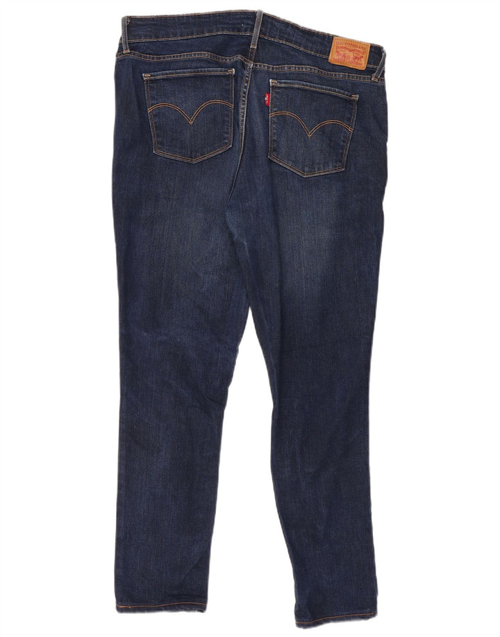 Damskie jeansy Levi's 711 Skinny W32 L27 Niebieski Lyocell