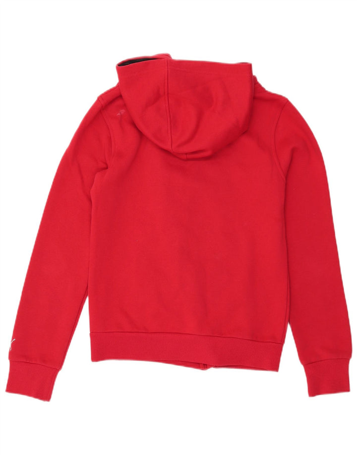 Damski sweter z kapturem i zamkiem PUMA UK 10 Small Red