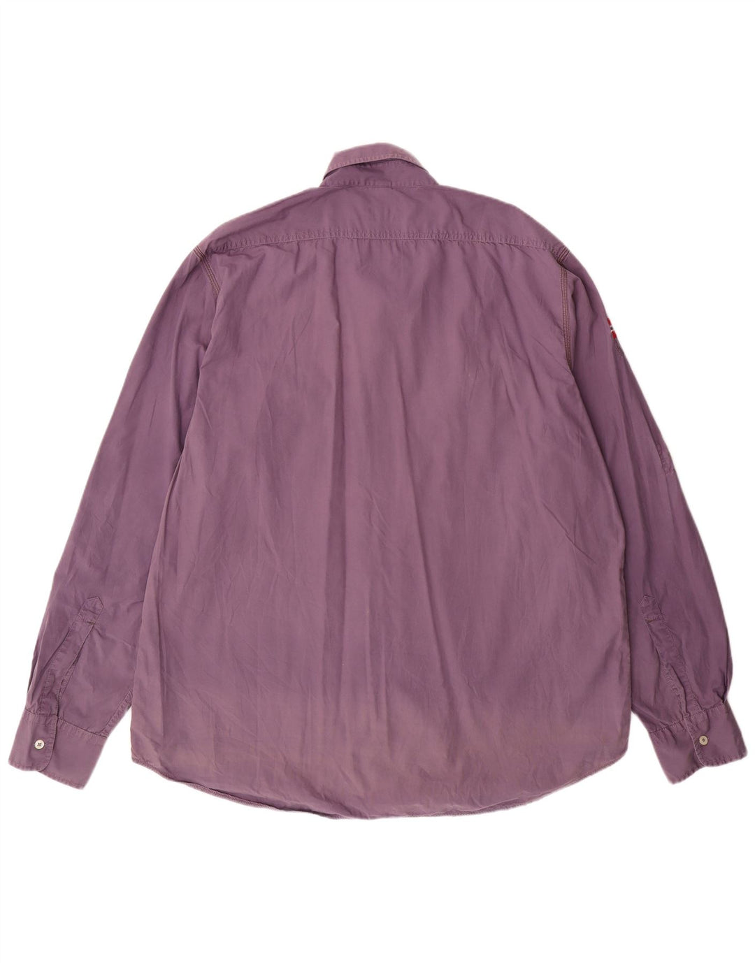 Męska koszula graficzna NAPAPIJRI 3XL, fioletowa, bawełniana