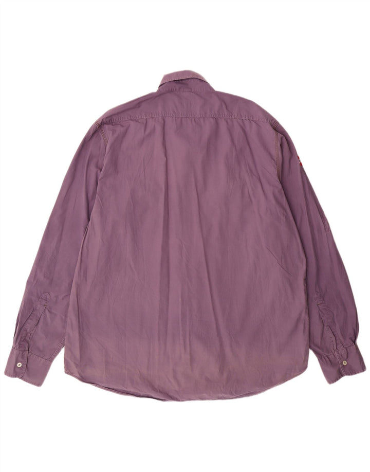 Męska koszula graficzna NAPAPIJRI 3XL, fioletowa, bawełniana