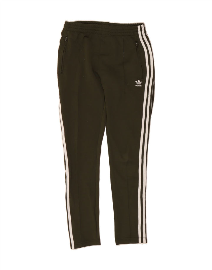 ADIDAS Womens Tracksuit Trousers UK 10 Small Khaki Polyester Vintage Adidas and Second-Hand Adidas from Messina Hembry 