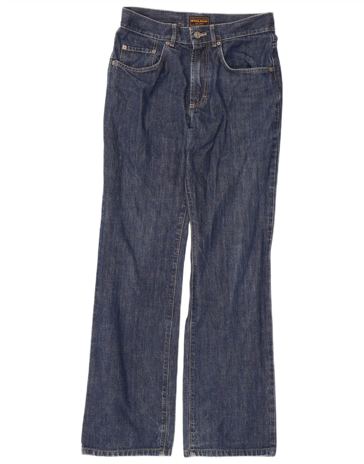 Męskie proste dżinsy Woolrich W30 L29 Niebieskie bawełniane
