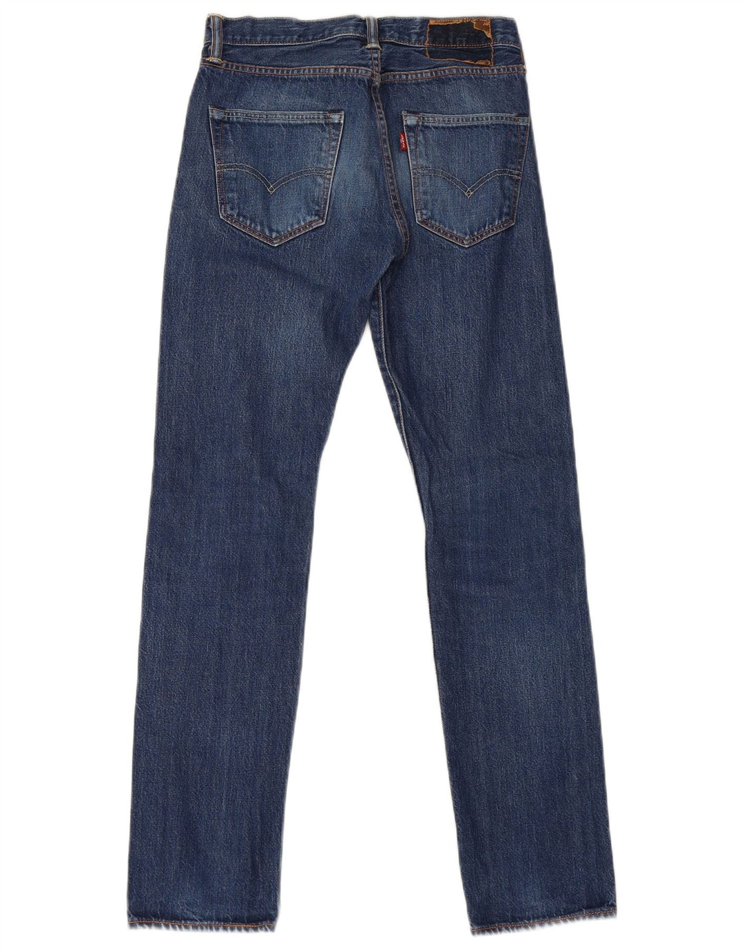Męskie proste dżinsy Levi's W28 L32 Granatowa bawełna