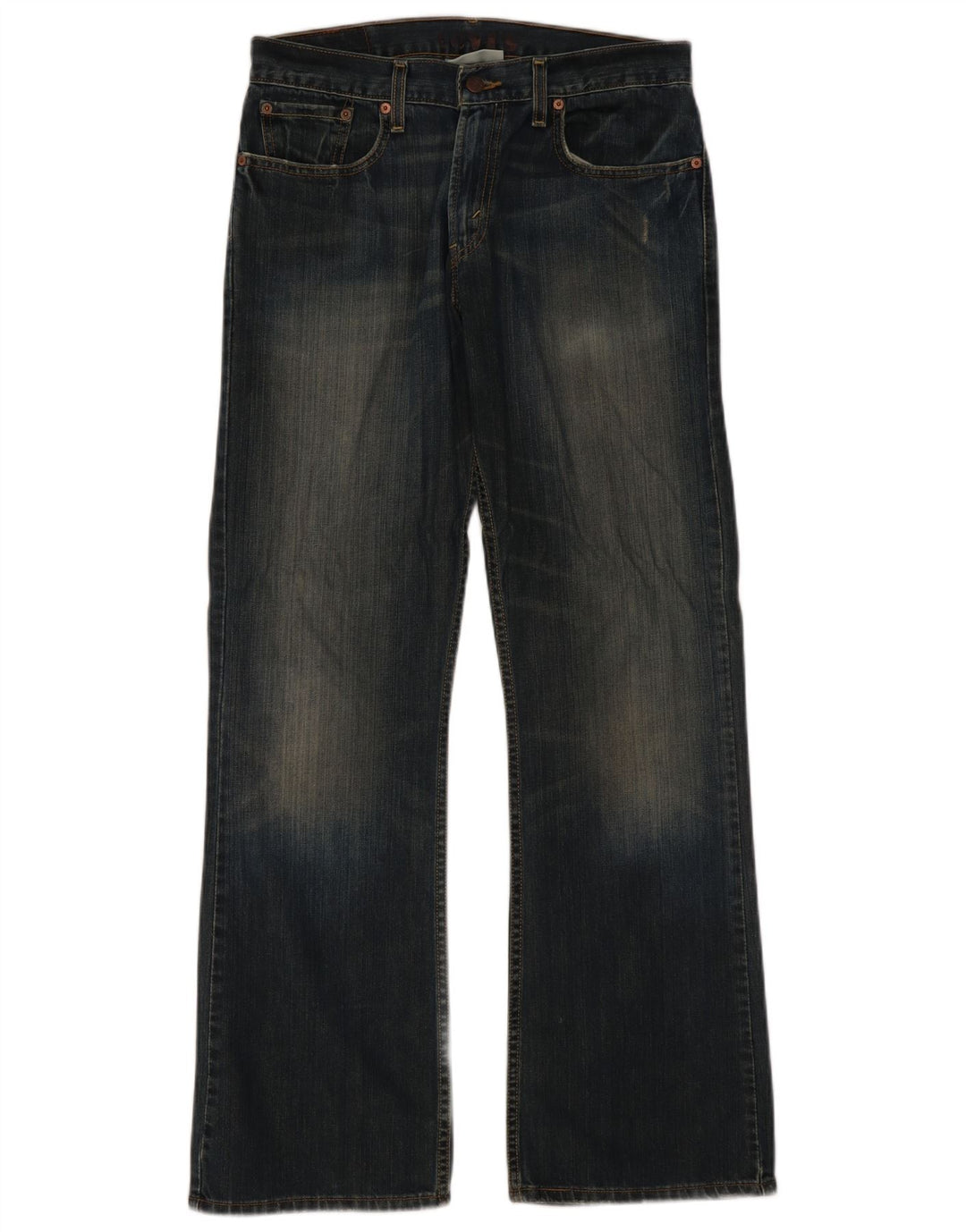 Damskie dżinsy Levi's 527 Bootcut W32 L32 Granatowa bawełna